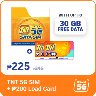TNT 5G SIM Bundle (2 x P100 Load Card)